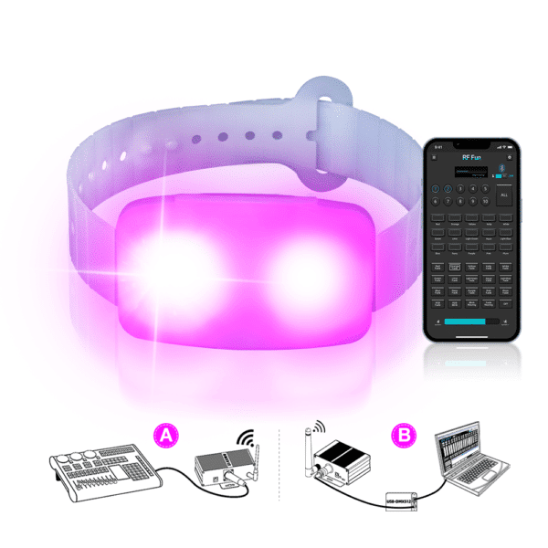 Remote Controlled LED Wristbands
